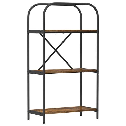 Рафт за книги Димян дъб 60 x 30 x 109 см Инженерно дърво