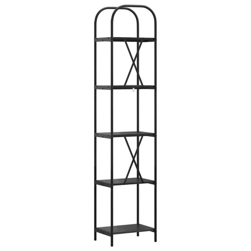 Рафт за книги Черния дъб 40 x 30 x 183 см Инженерно дърво