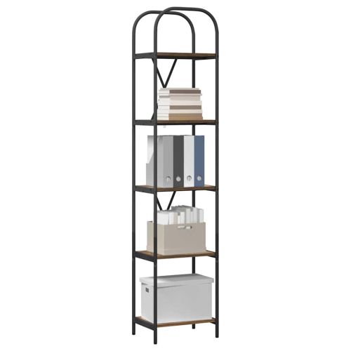 Рафт за книги Димян дъб 40 x 30 x 183 см Инженерно дърво