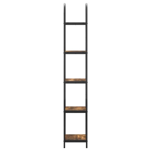 Рафт за книги Димян дъб 40 x 30 x 183 см Инженерно дърво