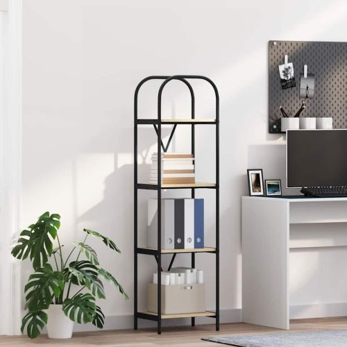 Рафт за книги Сонома дъб 40 x 30 x 146 см Инженерно дърво