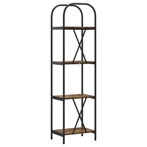 Рафт за книги Димян дъб 40 x 30 x 146 см Инженерно дърво