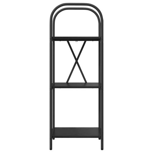 Рафт за книги Черния дъб 40 x 30 x 109 см Инженерно дърво