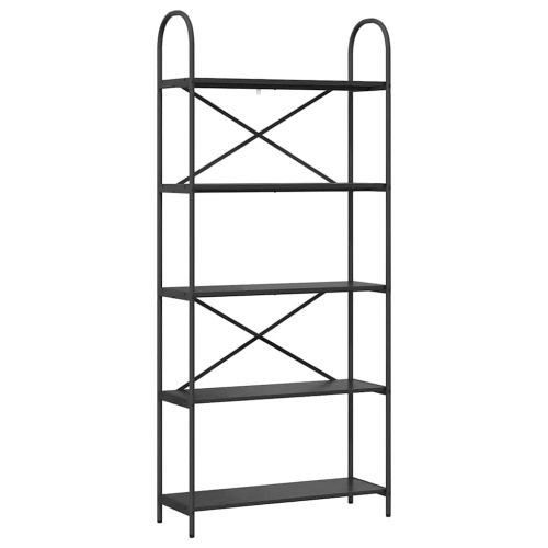 Рафт за книги Черния дъб 80 x 30 x 183 см Инженерно дърво