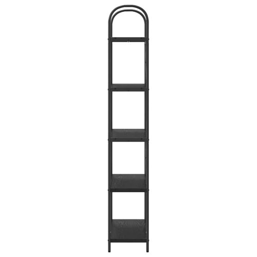 Рафт за книги Черния дъб 80 x 30 x 183 см Инженерно дърво