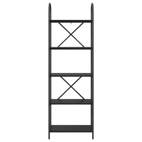 Рафт за книги Черния дъб 60 x 30 x 183 см Инженерно дърво