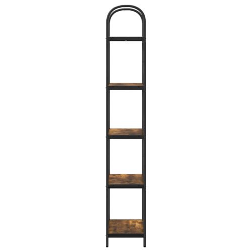 Рафт за книги Димян дъб 60 x 30 x 183 см Инженерно дърво