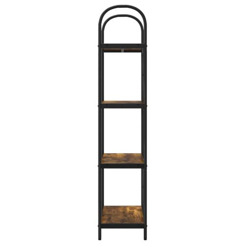 Рафт за книги Димян дъб 60 x 30 x 146 см Инженерно дърво