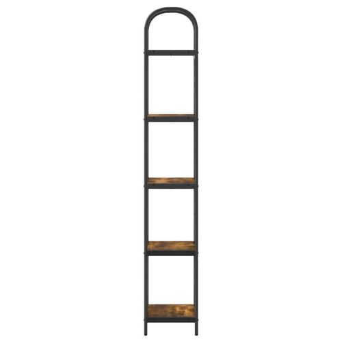 Рафт за книги Димян дъб 40 x 30 x 183 см Инженерно дърво