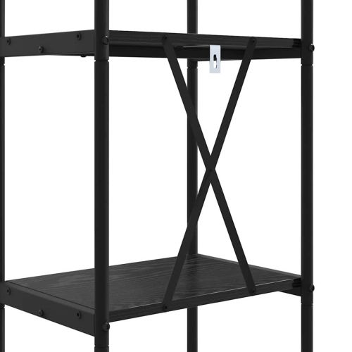 Рафт за книги Черния дъб 40 x 30 x 146 см Инженерно дърво