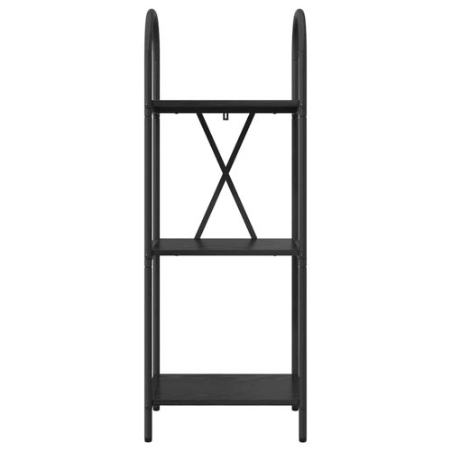 Рафт за книги Черния дъб 40 x 30 x 109 см Инженерно дърво