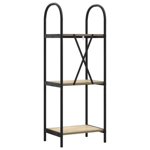 Рафт за книги Сонома дъб 40 x 30 x 109 см Инженерно дърво