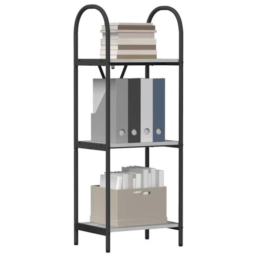 Рафт за книги 3 нива 40 x 30 x 109 см Инженерна дървесина