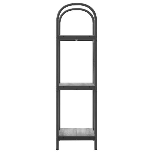Рафт за книги 3 нива 40 x 30 x 109 см Инженерна дървесина