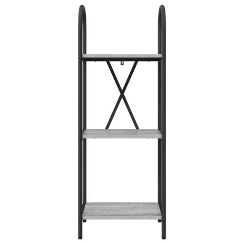 Рафт за книги 3 нива 40 x 30 x 109 см Инженерна дървесина