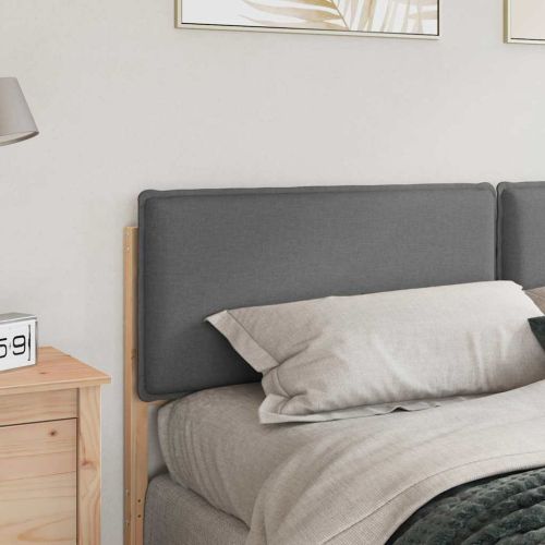 Тапицирана табла с таблото Естествено и светло сиво 200 cm