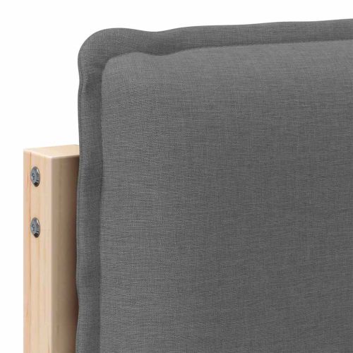 Тапицирана табла с таблото Естествено и светло сиво 200 cm