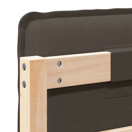 Тапицирана табла с таблото Естествено и светло сиво 120 cm