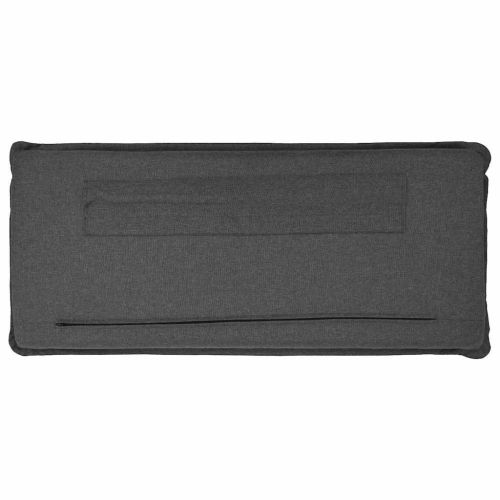 Тапицирана табла с таблото Естествено и тъмно сиво 100 cm