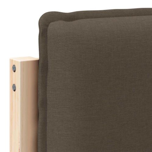 Тапицирана табла с таблото Естествено и светло сиво 80 cm