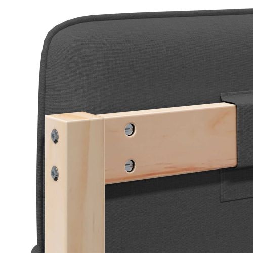 Тапицирана табла с таблото Кафяво и тъмно сиво 140 cm