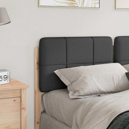 Тапицирана табла с таблото Кафяво и тъмно сиво 135 cm