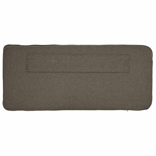 Тапицирана табла Кафяво и таупе 200 cm Солидно борово дърво