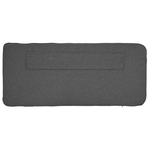 Тапицирана табла с таблото Кафяво и тъмно сиво 120 cm