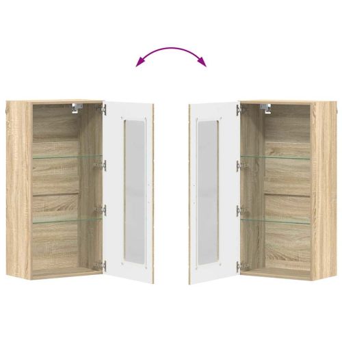 Дървен шкаф Сонома дъб 50 x 29 x 100 см Инженерно дърво