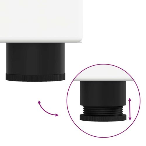 Комплект шкафове за баня TULUM Бяло 60 x 34 x 63 см