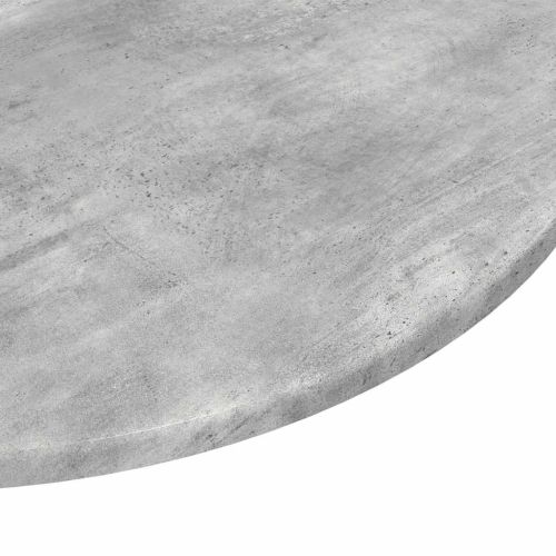 Топ за маса Бетонно сиво Ø 70 x 1,5 cm Инженерно дърво