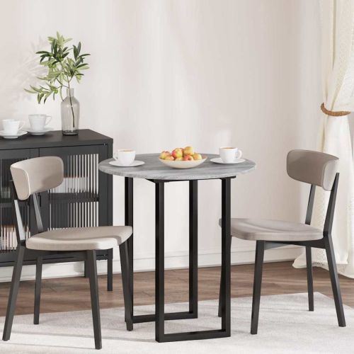 Топ за маса Сив сонома 70 x 70 x 1,5 cm Инженерно дърво