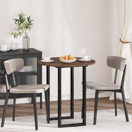 Топ за маса Кафяв дъб 70 x 70 x 1,5 cm Инженерно дърво