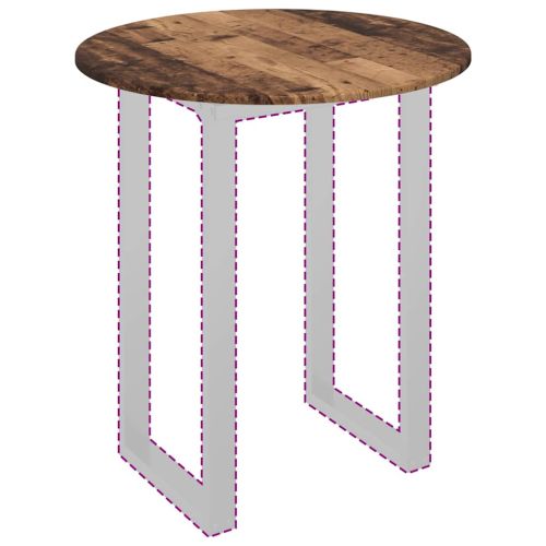 Топ за маса Старо дърво Ø 70 x 1,5 cm Инженерно дърво