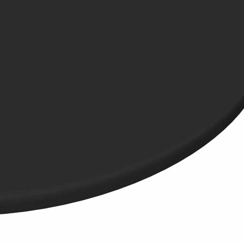 Топ за маса Черно 80 x 80 x 1,5 cm Инженерно дърво