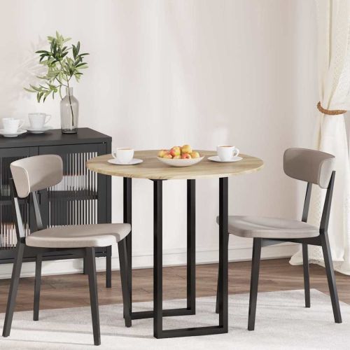 Топ за маса дъб сонома 80 x 80 x 1,5 cm Инженерно дърво