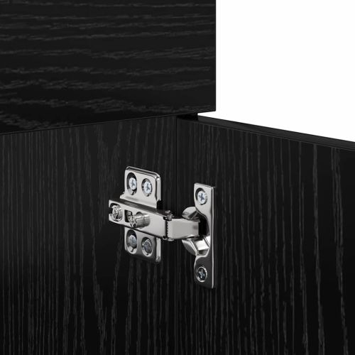 Шкаф за мивка със съхранение с врата Черния дъб Инженерно дърво