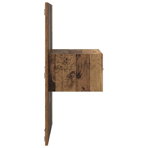 Нощен шкаф 2 pcs Старо дърво 50 x 32,5 x 80 см Инженерно дърво