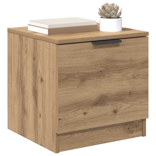Шкаф за легло 2 pcs Дъб 40 x 39 x 40см Инженерно дърво