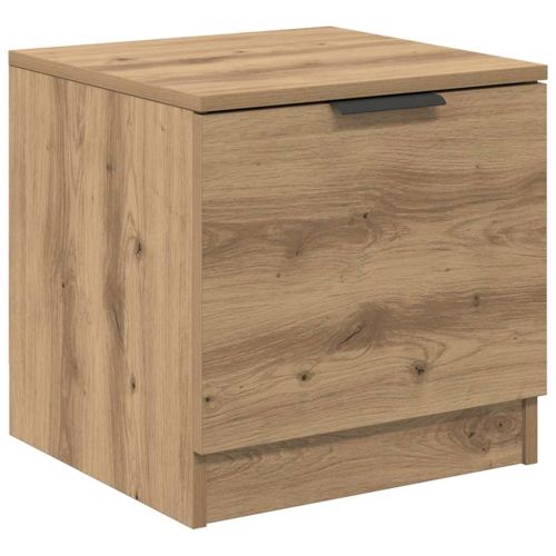 Шкаф за легло 2 pcs Дъб 40 x 39 x 40см Инженерно дърво
