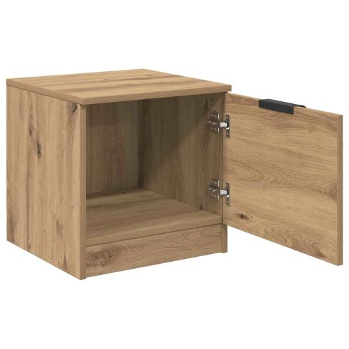 Шкаф за легло 2 pcs Дъб 40 x 39 x 40см Инженерно дърво