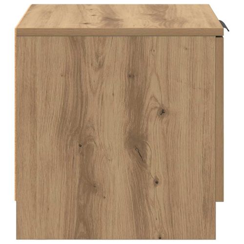 Шкаф за легло 2 pcs Дъб 40 x 39 x 40см Инженерно дърво