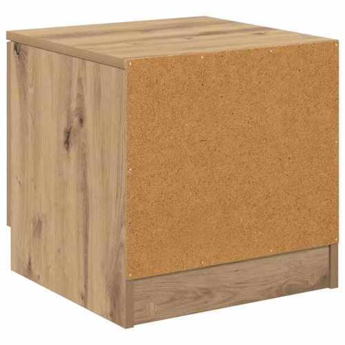 Шкаф за легло 2 pcs Дъб 40 x 39 x 40см Инженерно дърво