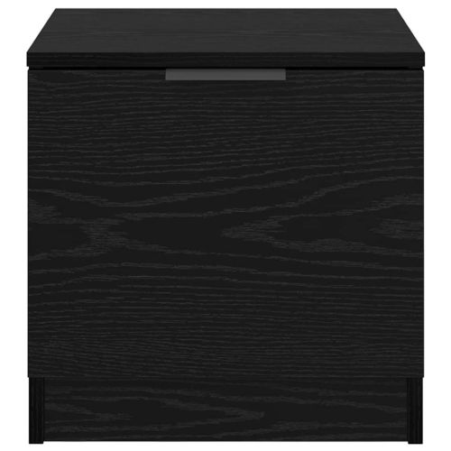 Шкаф за легло 2 pcs Черния дъб 40 x 39 x 40см Инженерно дърво