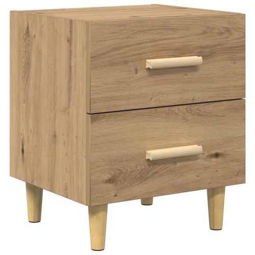 Шкаф за легло 2 pcs Дъб 40 x 35 x 47.5см Инженерно дърво