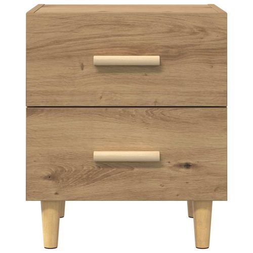 Шкаф за легло 2 pcs Дъб 40 x 35 x 47.5см Инженерно дърво