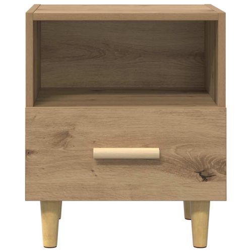 Нощен шкаф с чекмедже 2 pcs Дъб 40 x 35 x 47 см Инженерно дърво