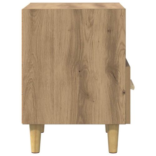 Нощен шкаф с чекмедже 2 pcs Дъб 40 x 35 x 47 см Инженерно дърво