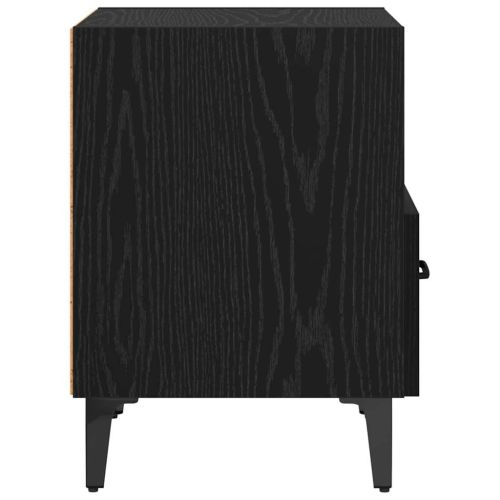 Нощен шкаф Черен дъб 40 x 35 x 47.5 см Инженерно дърво