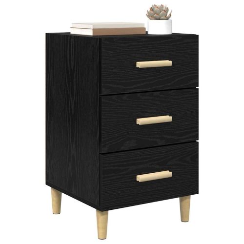 Нощен шкаф Черния дъб 40 x 40 x 66 см Инженерно дърво